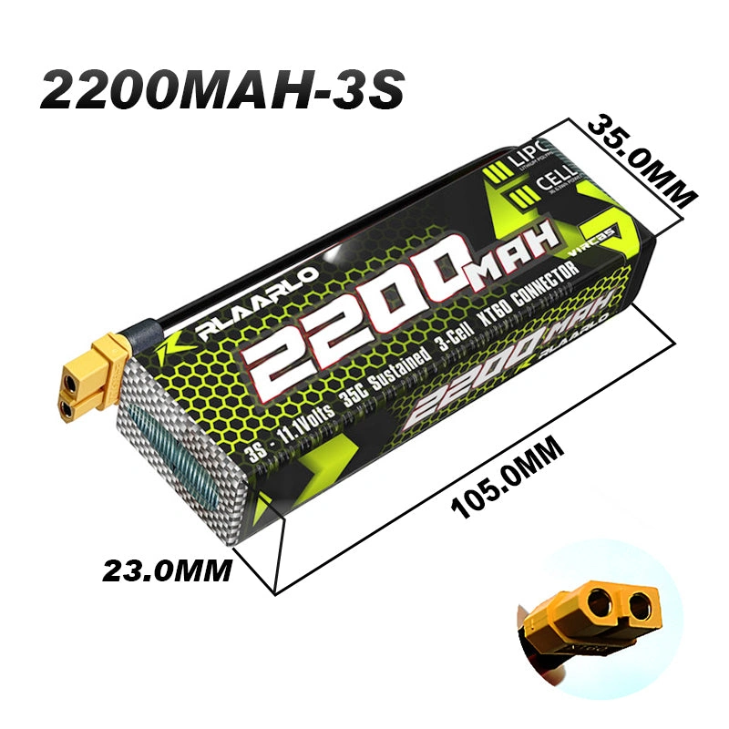 Unleash the Beast 3S Lipo Powerhouse 2200mAh Battery XT60 Ready for Epic Action